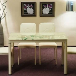 Skånska Möbelhuset Anastasia 80 Cm Matbord - Krämvit