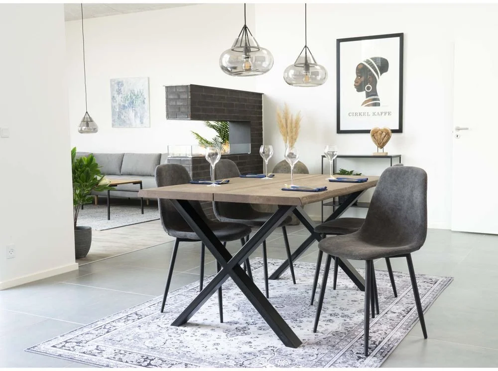 HOUSE NORDIC Toulon Matbord - Rökt Ek - 140x95x76x4 5 HOUSE NORDIC Toulon Matbord - Rökt Ek - 140x95x76x4 - Bild 4