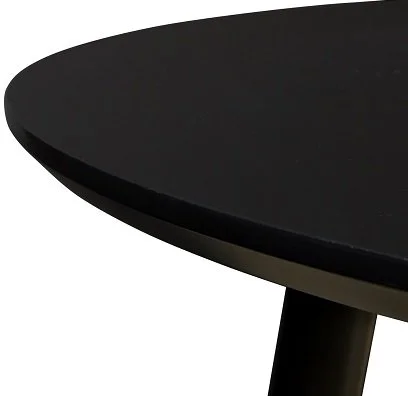 Skånska Möbelhuset Carisma Runt Matbord 110 Cm Högtryckslaminat - Svart 5 Skånska Möbelhuset Carisma Runt Matbord 110 Cm Högtryckslaminat - Svart - Bild 3