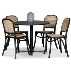 Skånska Möbelhuset Solano Matbord Ø90 Cm - Svartbetsad Ask -Stolar affär fd9ac7b4ca95730b99aafbb0d49fdd59c0
