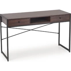 Skånska Möbelhuset Manomeza Skrivbord 123x48 Cm - Valnöt/svart