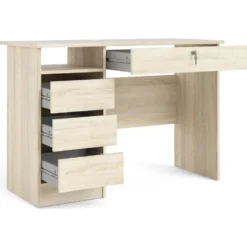 Skånska Möbelhuset Function Plus Skrivbord Med 3 Lådor 109,3 X 48,5 Cm - Ek -Stolar affär fe91a3bbfff750ee89305e858e40a68e62