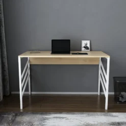 Skånska Möbelhuset Josephine Skrivbord 120 X 60 Cm - Vit/ek -Stolar affär ff0e6e13ab8e527cf8f644111804803dae