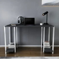 Skånska Möbelhuset Academy Skrivbord 125,2 X 60 Cm - Vit/antracit -Stolar affär ff72e73c595206eee41bd7828e0a9dd7bb