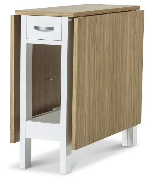 Skånska Möbelhuset Signum Slagbord - Vit/Ek 4 Skånska Möbelhuset Signum Slagbord - Vit/Ek - Bild 2