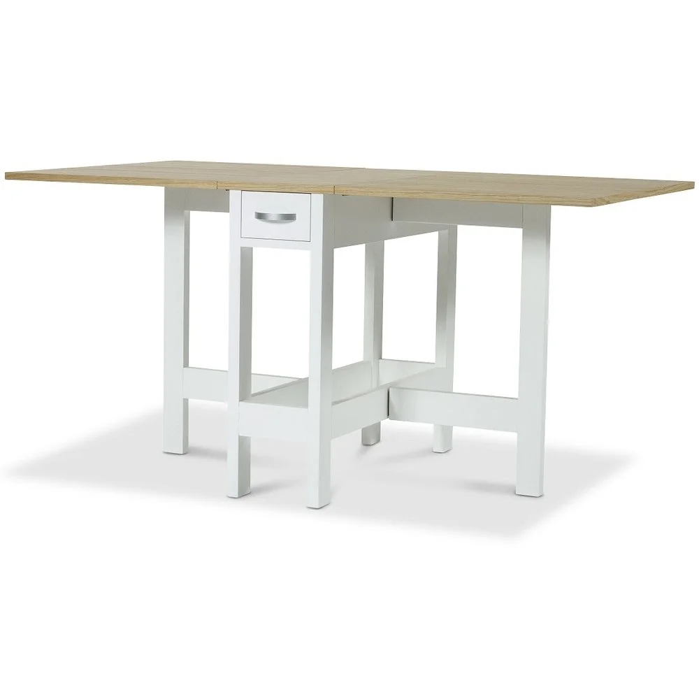 Skånska Möbelhuset Signum Slagbord - Vit/Ek 3 Skånska Möbelhuset Signum Slagbord - Vit/Ek